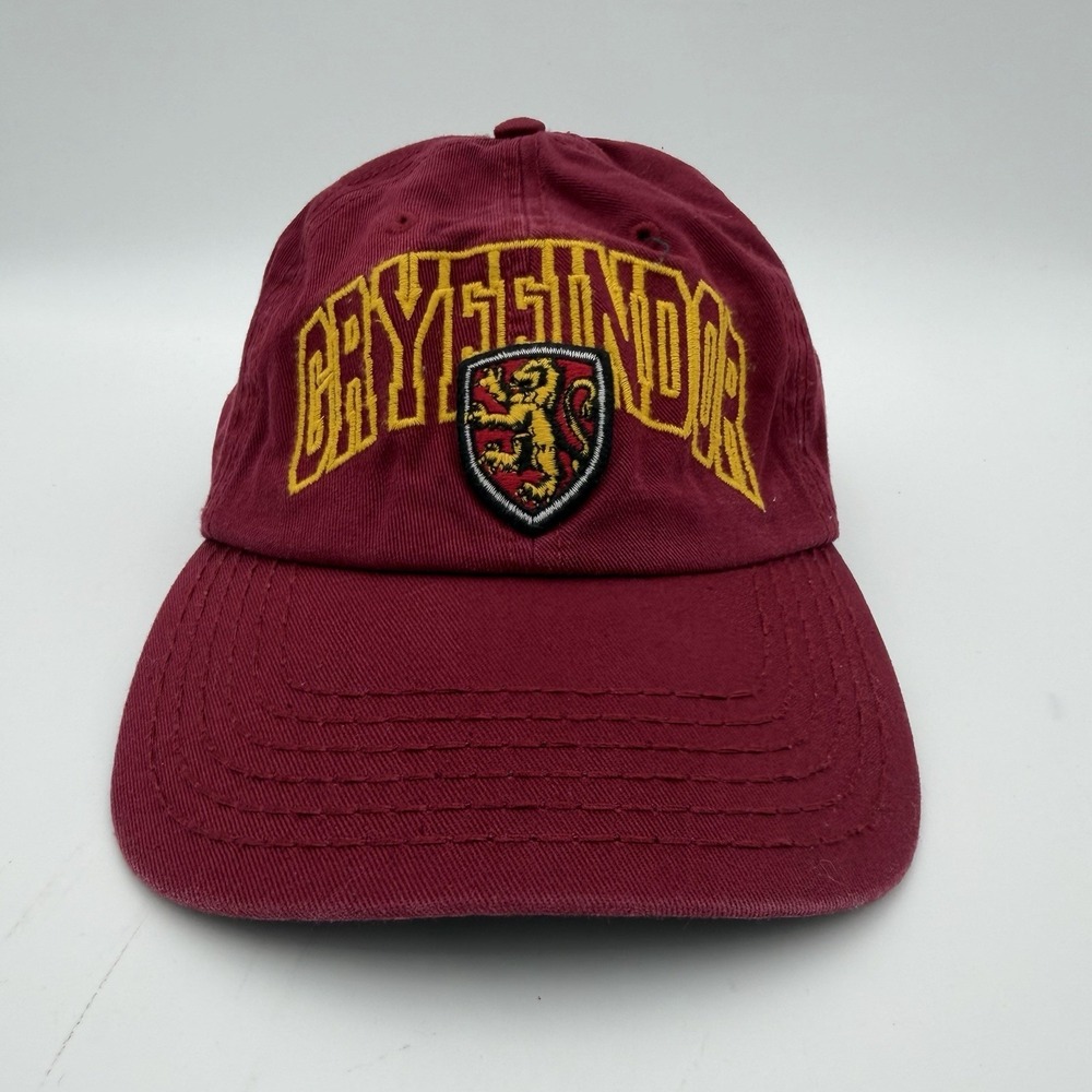 Harry Potter Gryffindor snapback hat embroidered lion crest house OS witchy